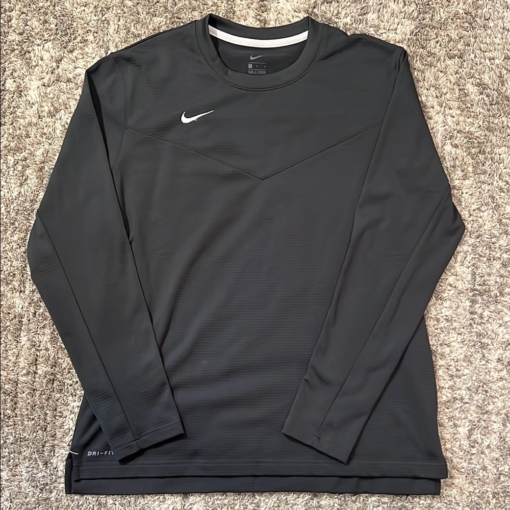 Nike Grey Long Sleeve Performance Tee
